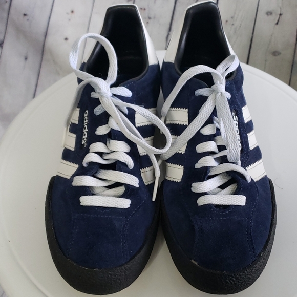 blue suede adidas samba